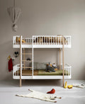 Wood Original bunk bed, white/oak - Le Petit Marché Home Furniture