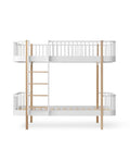 Wood Original Bunk Bed, White/Oak - Le Petit Marché Home Furniture