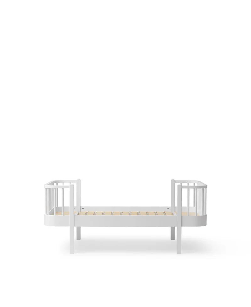 Wood Original Junior Bed, White - Le Petit Marché Home Furniture