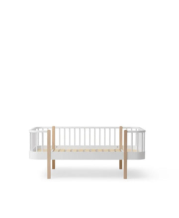 Wood Original Junior Day Bed, White/Oak - Le Petit Marché Home Furniture